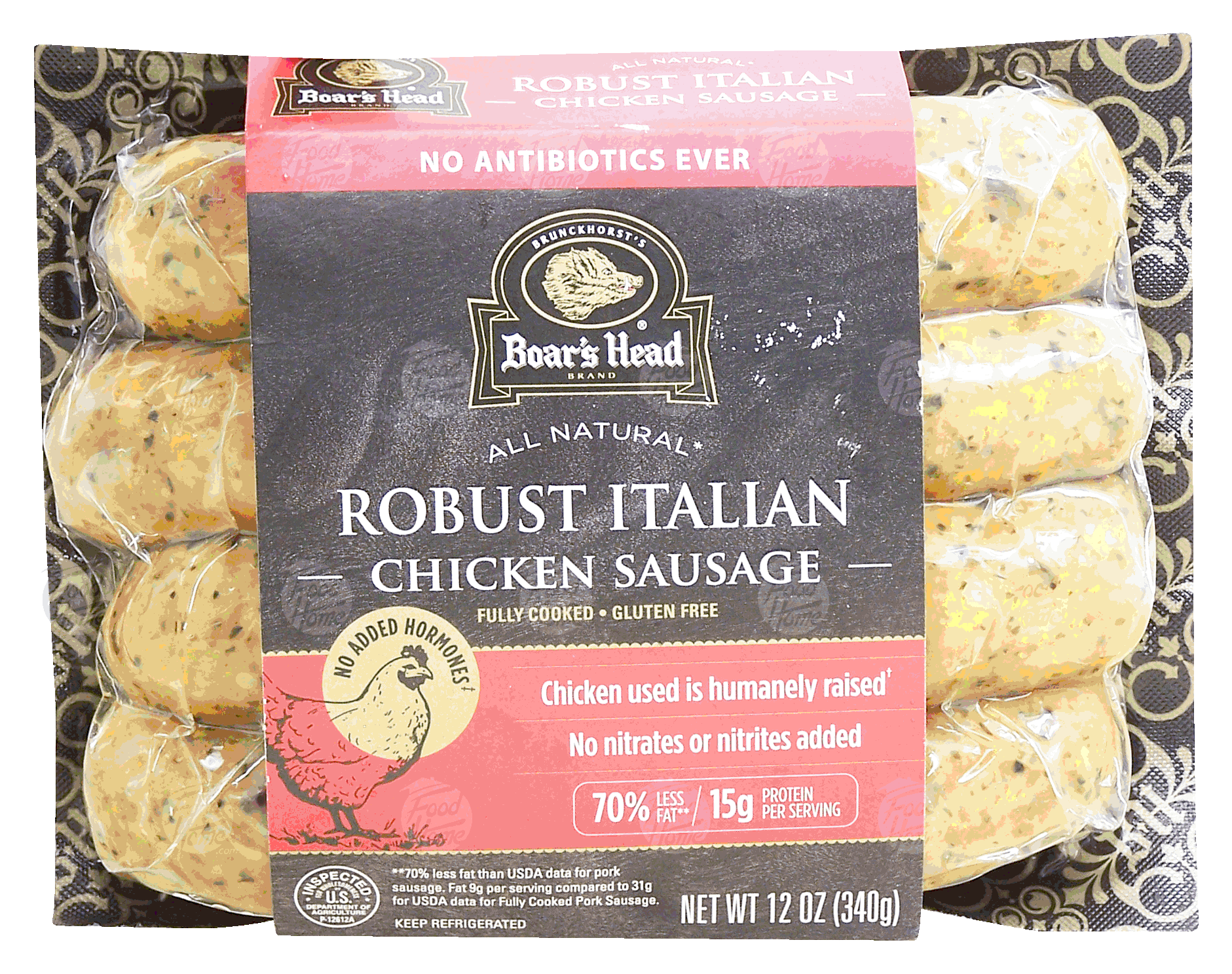 Boar's Head All Natural robust italian chicken sausage, 4-count Full-Size Picture